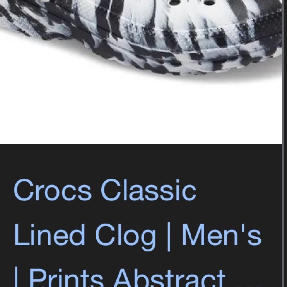 New in Box Fur lined Crocs.M6/W8 - Picture 5 of 5